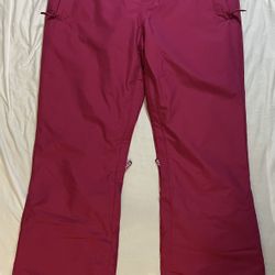 Roxy Magenta Pink 5k Snow Pants Size Small