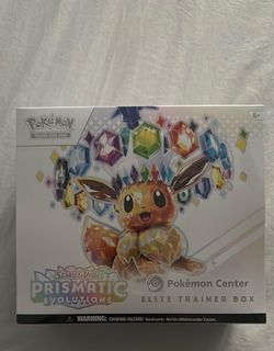 Prismatic Evolutions Pokemon Center Elite Trainer Box (Exclusive)