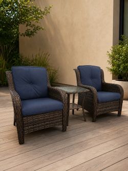 3-Piece Outdoor Wicker Patio Set – $129.99