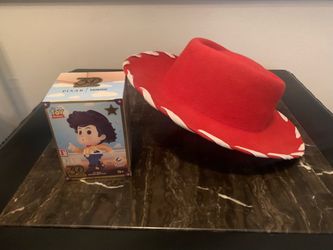 Disney Pixar Toy Story Jessie Cowboy Hat and Miniso Surprise Box Figure