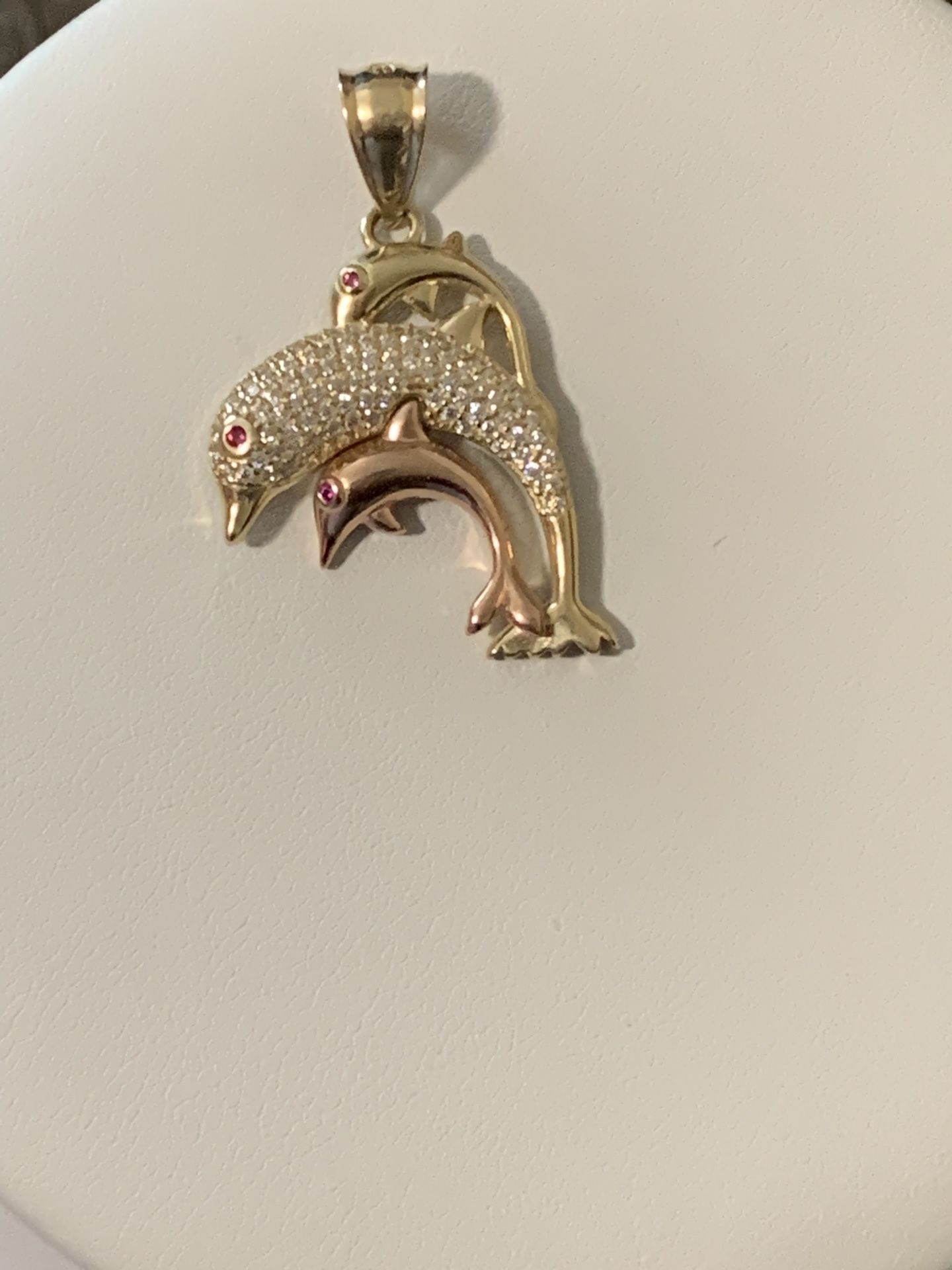 Dije De Delfín Oro 14k