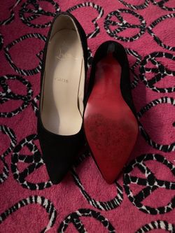black velvet christian louboutins size 36US