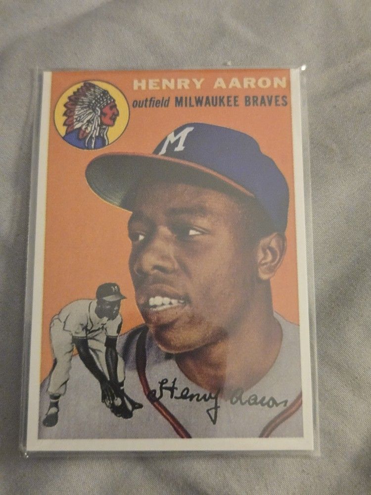 Henry Aaron Vintage Card