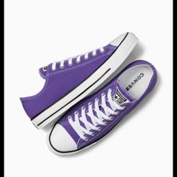 PURPLE CHUCKS 6.5 women's