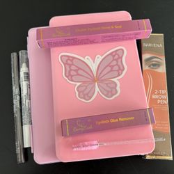 BamyLash Eyelash Extension Kit and Brow Pen Set