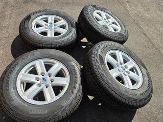 17" fird f150 polished wheels and tires new