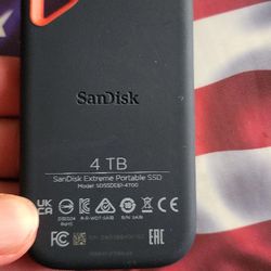 Ssd Sandisk  Hard Drive 4Tb External