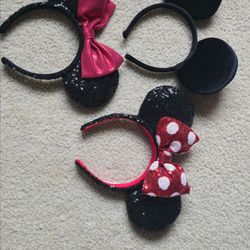 Disney Sequined Minnie & Mickey Ears