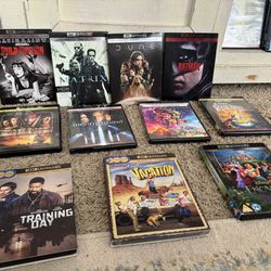 4K Ultra HD Lot  - 11 Movies For $120