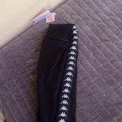 Black And White Kappa Pants 