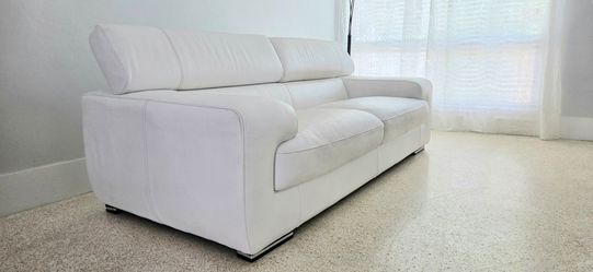 Authentic Italian leather sofa