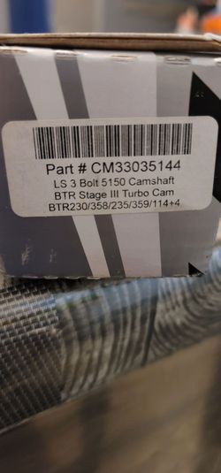 BTR Stage 3 LS Turbo Cam
