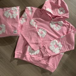 Pink Denim Tears Hoodie 