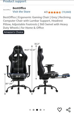 Gaming chair and desk