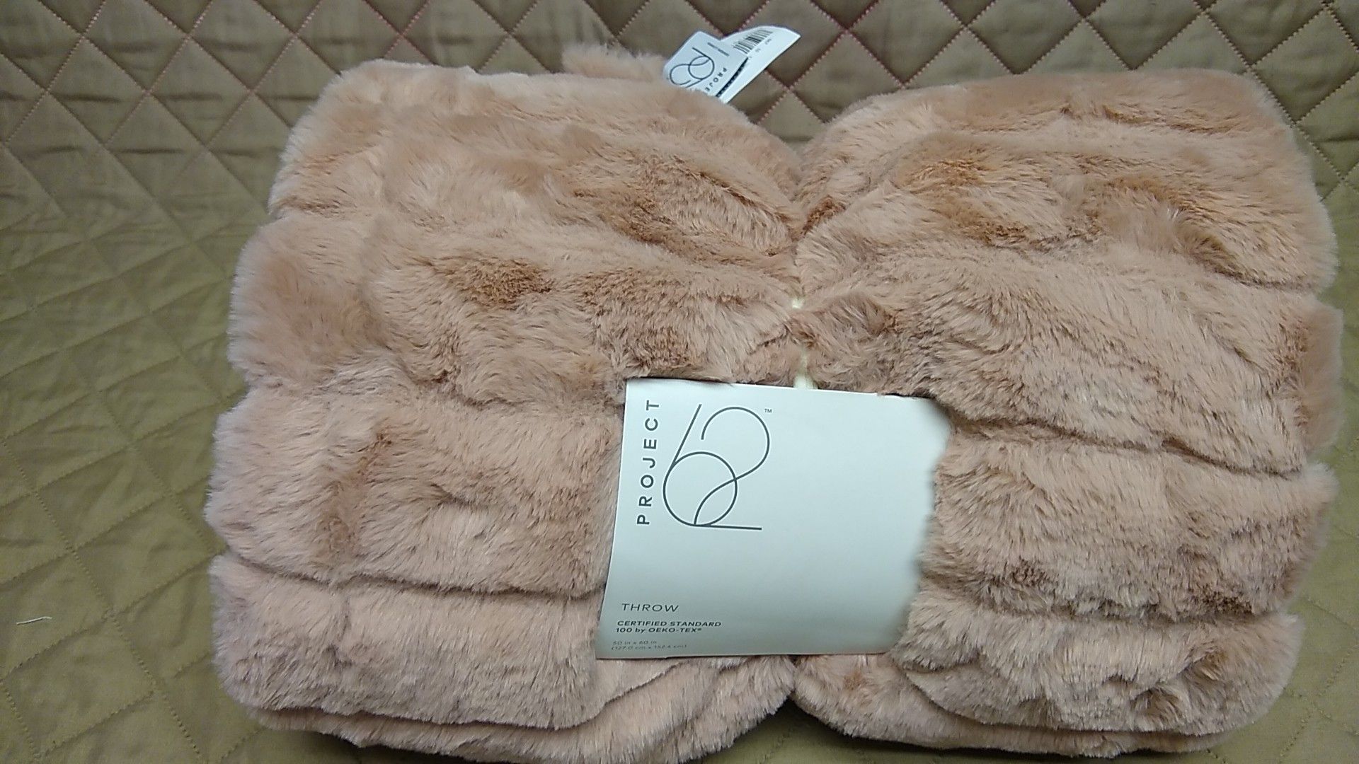 Project 62 Pink Microplush Throw Blanket