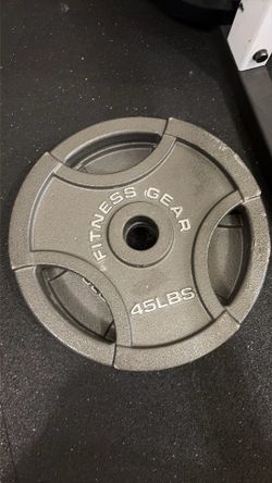 45lb Olympic barbell plates 4 of them