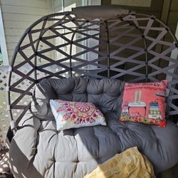 Egg Chair For Two People With Cushion