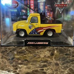Disney Cars JOHN LASSETIRE in a Collector's Case