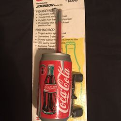 Rare Coca Cola Fishing Rod And Reel