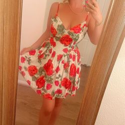 Aqua Flower Dress