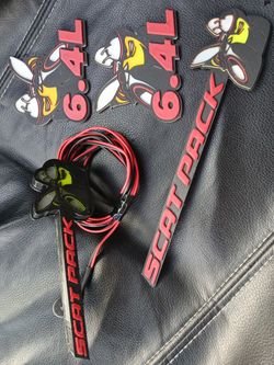 SRT SCATPACK LED EMBLEM (RED)