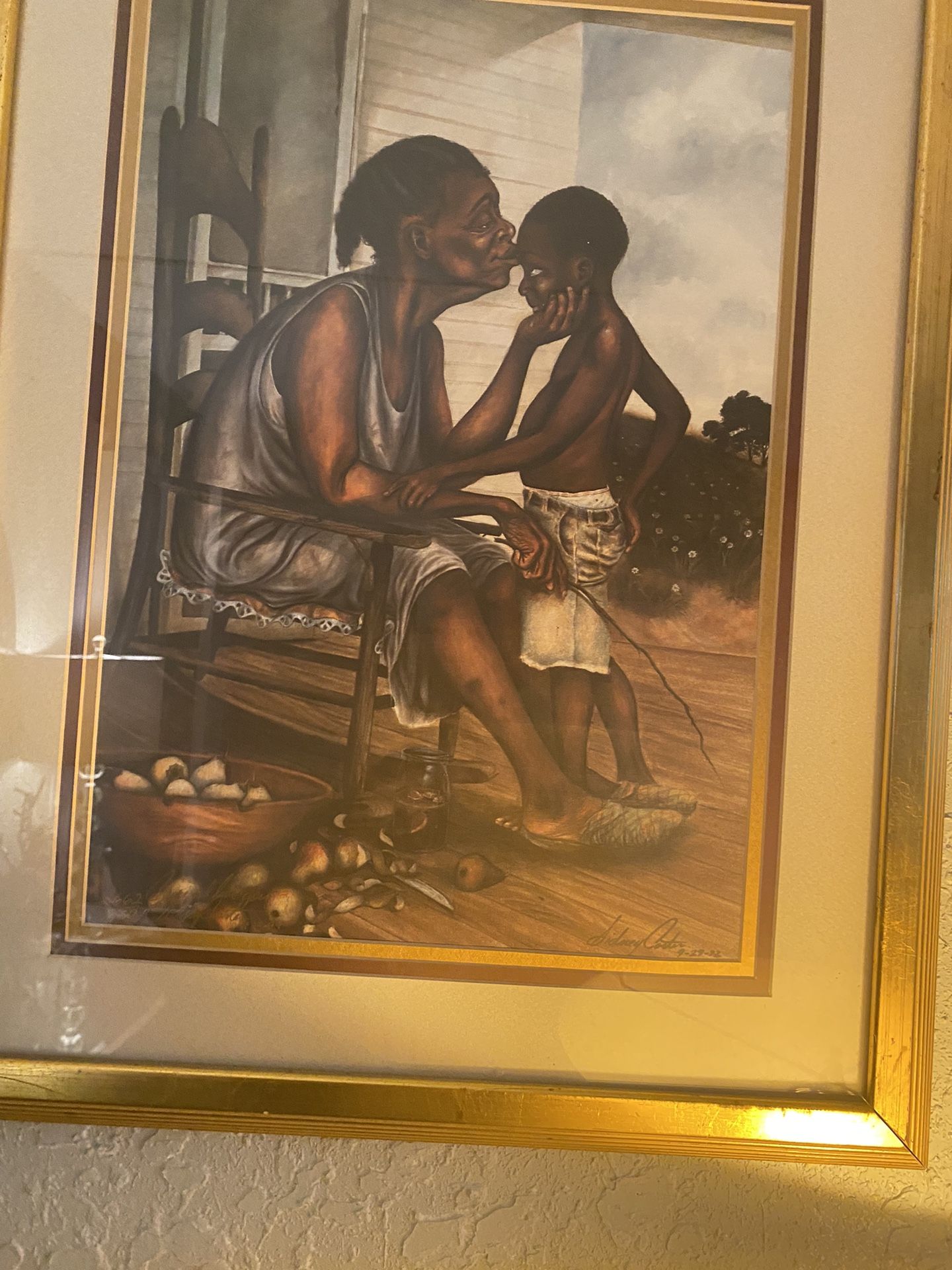Original Sidney Carter Numbered Painting