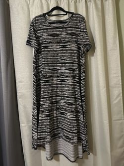 Lularoe XL black and white dress 
