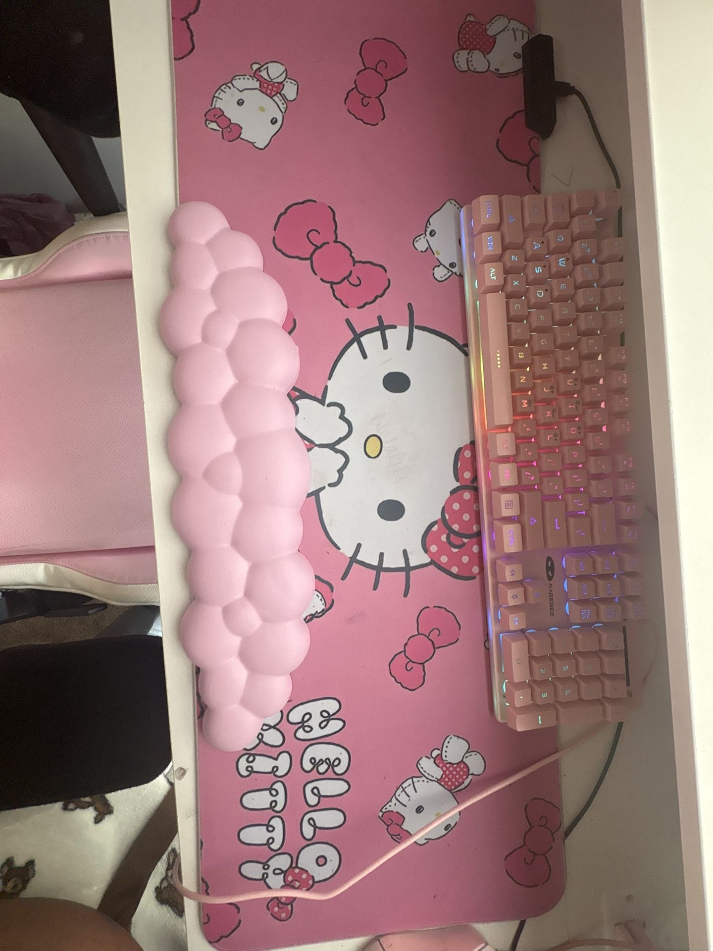 hello kitty gaming set up!