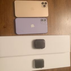iPhone 11 Max Pro , iPhone 11, Apple Watch Series 5 LTE, Apple Watch First Generation  Normal Use Wear And Tear Still In Good Shape!
