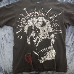 hellstar tee with rhinestone    (medium)