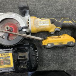 Dewalt 41/2 Saw Model Dcs571 With Battery And Charger (836846-1)