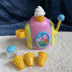 Toomies Peppa Pig Bubble Ice Cream Maker Bath Toy**Shipping Available**
