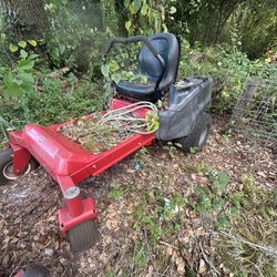 Sitting lawnmower, not running