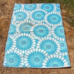 Double Sided Plastic Woven Outdoor Rug/Matt 5x7