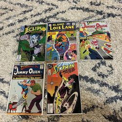 DC Comic Book Collection 5 Issue Mixed Lot. Silver Age Included.