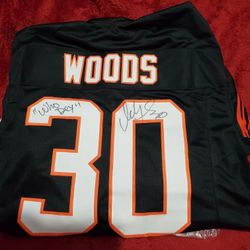 Ickey Woods Signed JERSEY & PHOTO