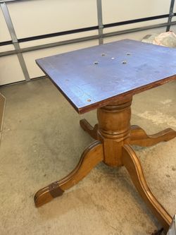 Wooden dining table