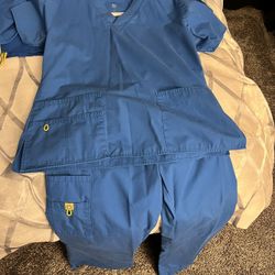 Royal Blue Medium Scrubs 