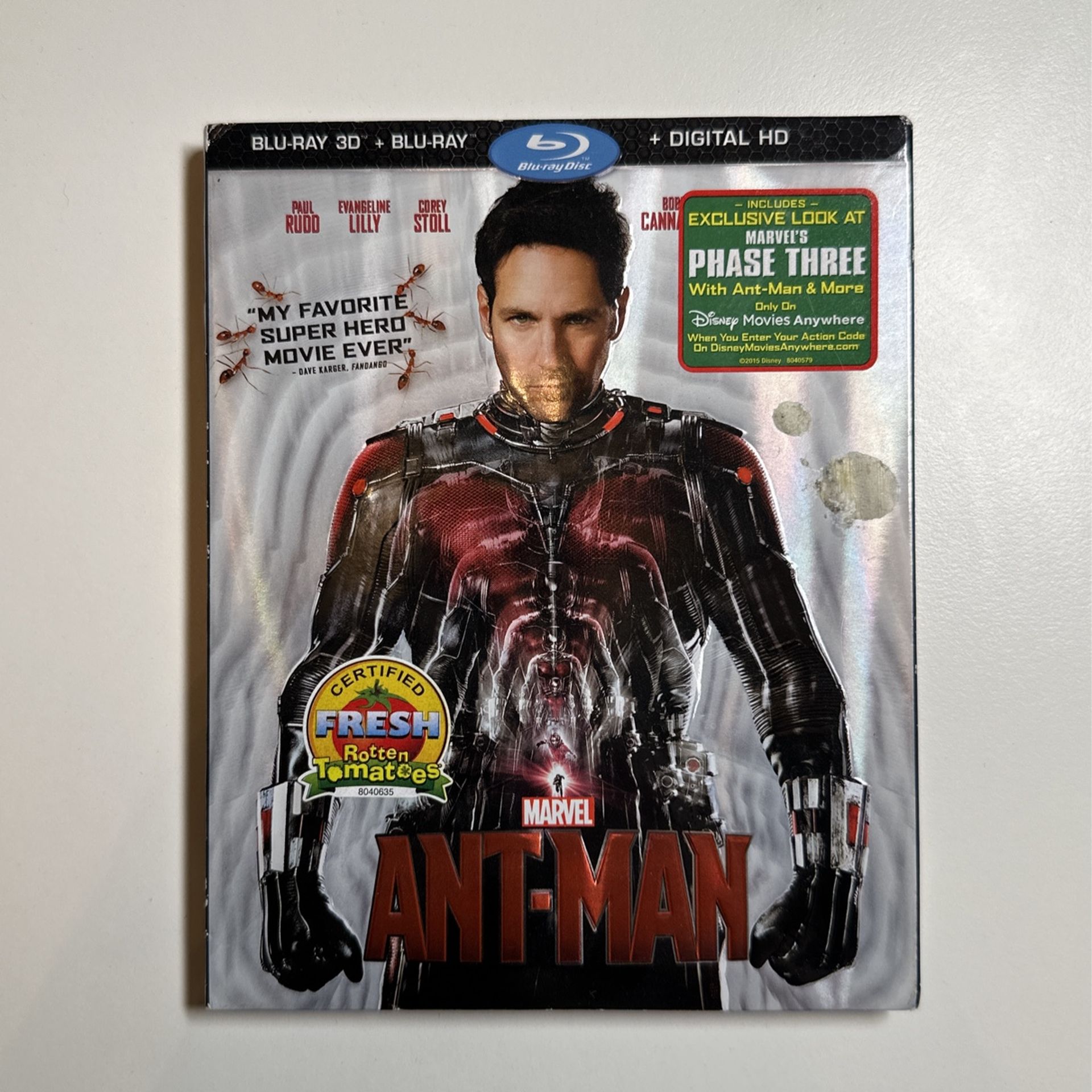 Ant-Man In Blu-Ray 3-D And Blu-Ray