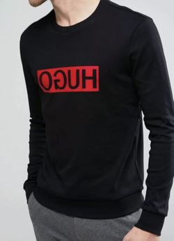 HugoBoss Dicago Reverse Logo Sweatshirt Long Sleeve