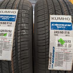2ea. New Tires for Sale - Kumho Solus