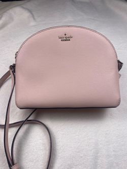 Kate spade pink saffiano leather crossbody bag