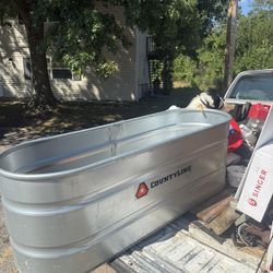 170 Gallon Galvanized Stock Tank