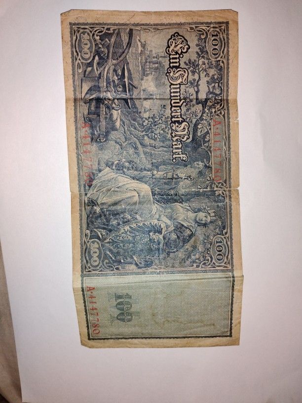 1910 100 German Mark