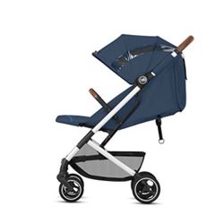 gb Qbit + All City Compact Lightweight Travel Stroller, Night Blue