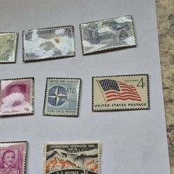 11 mint condition u s postage stamps from the 1940s
