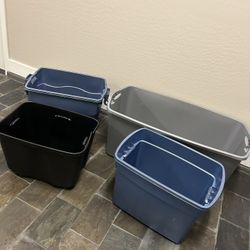 Storage Containers Plastic No lids