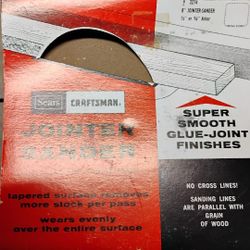 Craftsman Sanding Lot:  8" Jointer Sander & 8" Sanding Wheel
