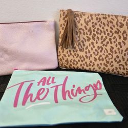 Set Of 3 New Pouches Cute 