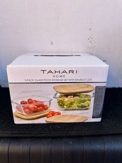 NEW! Glass Tahari Tupperware